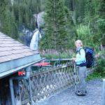 Mäusi beim Eingang der Gletscherschlucht