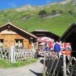 das schöne Berggasthaus bei der Bergstation Undere Allme