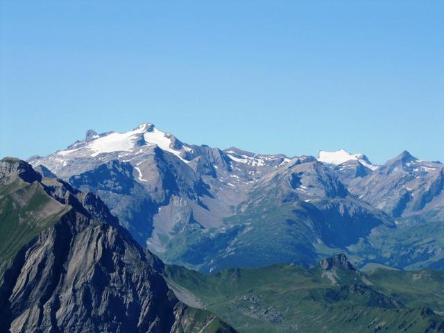 Blick zum Wildstrubel und dem Glacier de la Plaine Morte