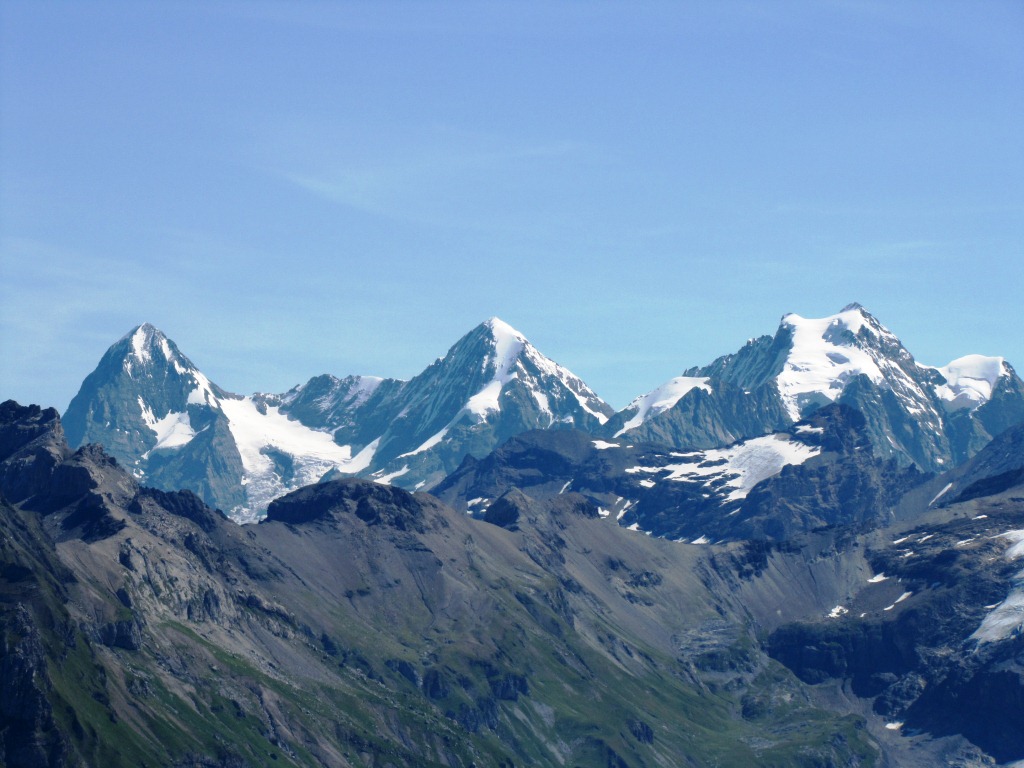 das Dreigestirn Eiger, Mönch und Jungfrau