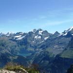 einfach traumhaft der Blick zum Blüemlisalpmassiv und den Oeschinensee