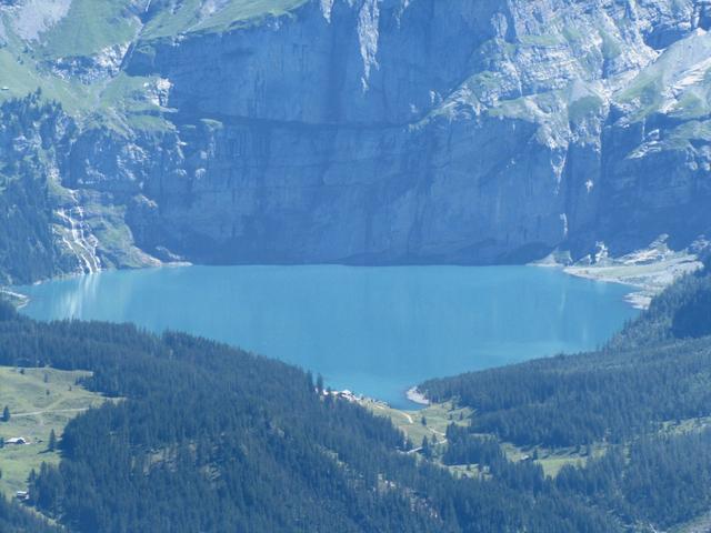 der schöne Oeschinensee. Dort waren wir auch schon