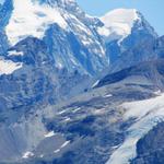 die Bluemlisalphütte herangezommt. Dort oben waren wir auch schon