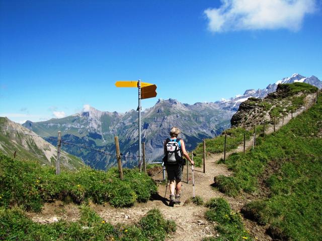 wir haben den Alpschelegrat 2315 m.ü.M. erreicht