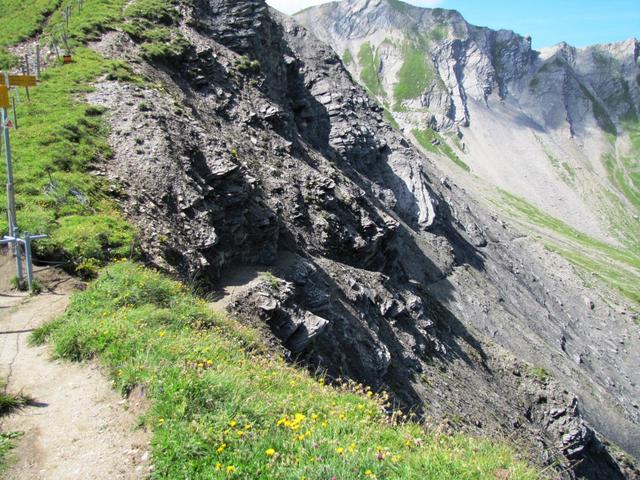 die Schlüsselstelle der ganzen Wanderung