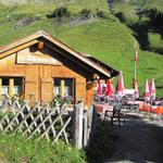 das schöne Berggasthaus bei der Bergstation Undere Allme