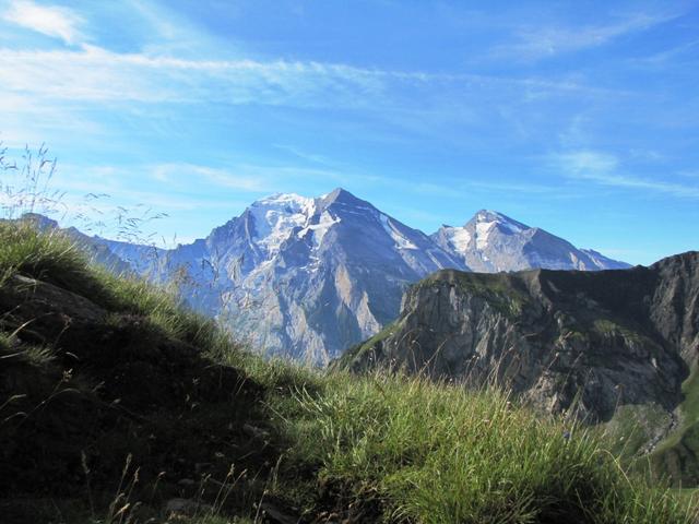 Blick Richtung Balmhorn, Altels und Rinderhorn