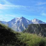 Blick Richtung Balmhorn, Altels und Rinderhorn