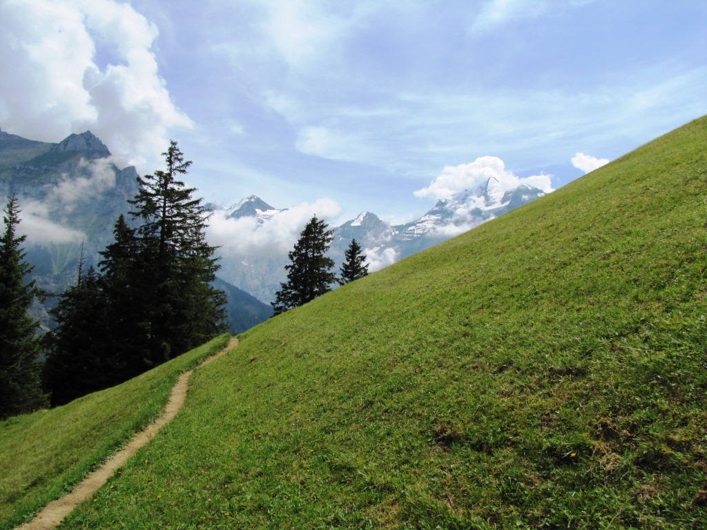 nach dem Golitschegraben beginnt ein schöner Wanderweg