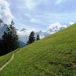 nach dem Golitschegraben beginnt ein schöner Wanderweg