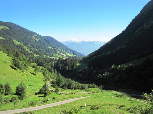 Blick zurück nach Saxeten