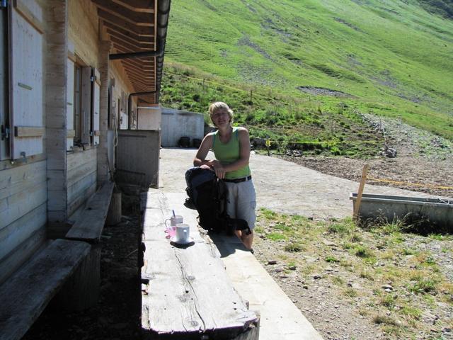 beim Bauernhof haben wir einen feinen Milchkaffe genossen