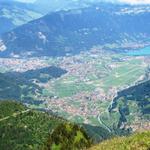 Tiefblick nach Interlaken