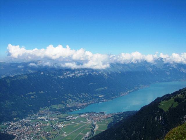 Interlaken, Brienzersee mit Brienzerkette und Augstmatthorn, dort oben waren wir auch schon