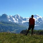 Franco bestaunt das gewaltige Panorama