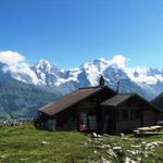 wir haben die super schön gelegene Lobhornhütte 1955 m.ü.M. erreicht