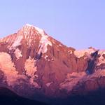 schönes Breitbildfoto mit dem Dreigestirn im Abendrot