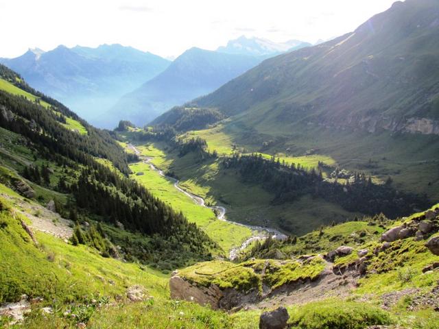 Tiefblick in das einsame Soustal und Sousläger