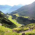 Tiefblick in das einsame Soustal und Sousläger