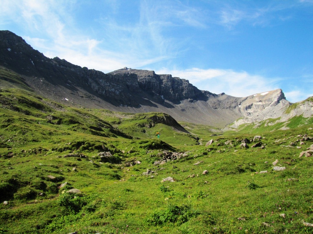 wir haben die Wegkreuzung unterhalb Punkt 2238 m.ü.M. erreicht