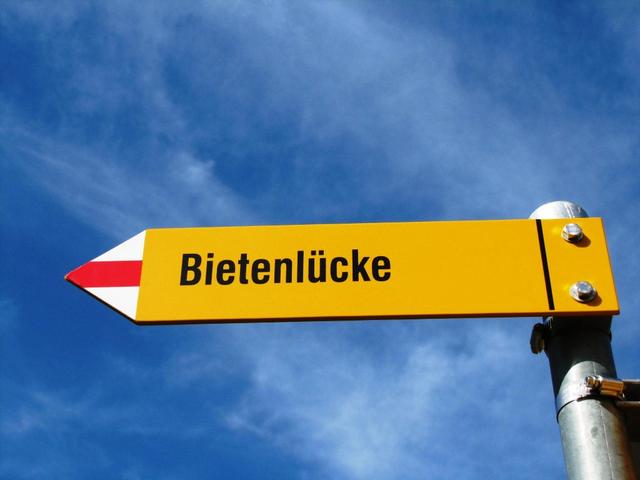 die Bietenlücke