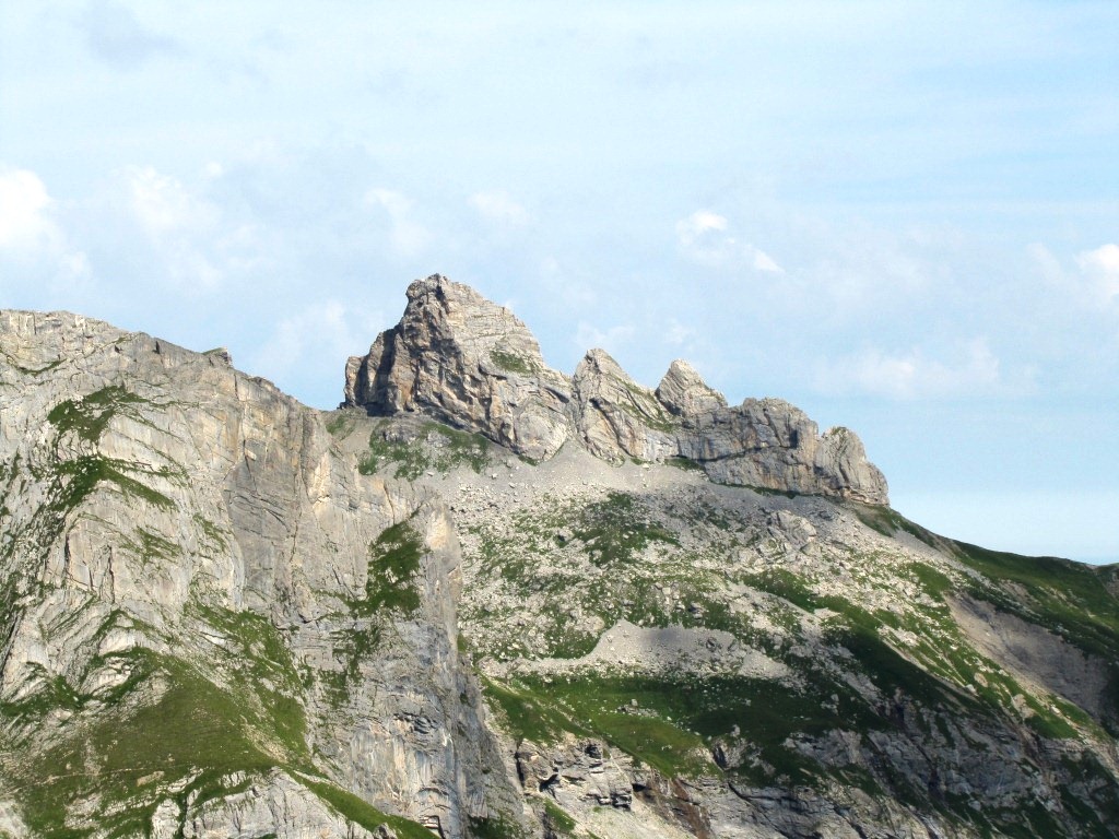 Blick auf der anderen Talseite zu den Lobhörner