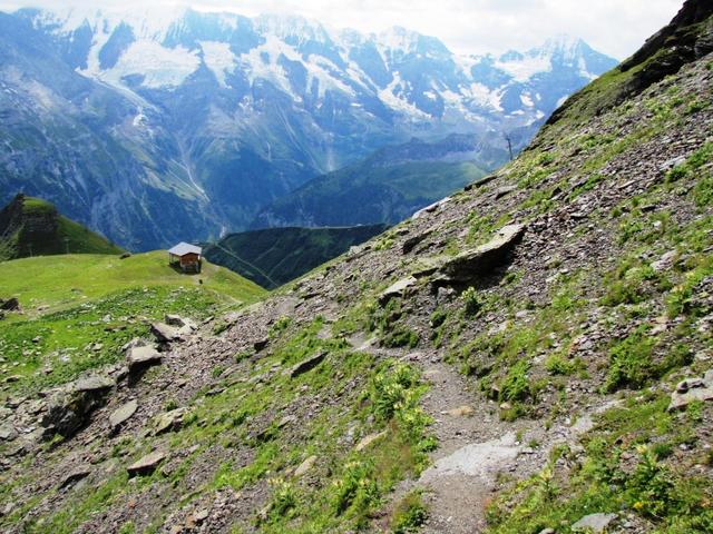 bei "Obri Hiblen" mit Blick auf die Bergstation vom Skilift