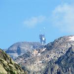 Blick zum Titlis mit seiner grossen Antenne