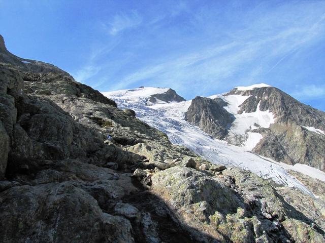 Blick zum Steilimigletscher