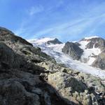 Blick zum Steilimigletscher