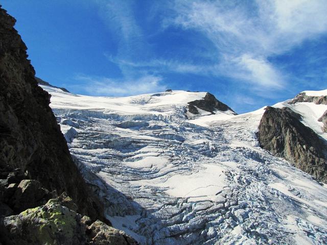 und immer wieder dieser schöne Blick zum Steilimigletscher