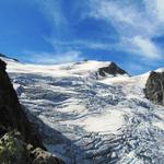 und immer wieder dieser schöne Blick zum Steilimigletscher