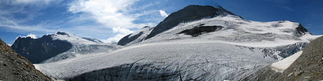 und plötzlich stehen wir vor dem Steigletscher