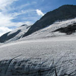 und plötzlich stehen wir vor dem Steigletscher