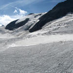 schönes Breitbildfoto vom Steigletscher