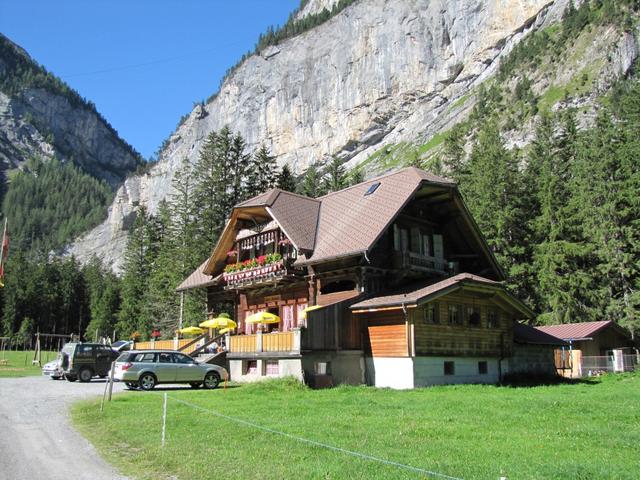 das Hotel Waldhaus ist das einzige Hotel in der Schweiz das kein Stromanschluss besitzt