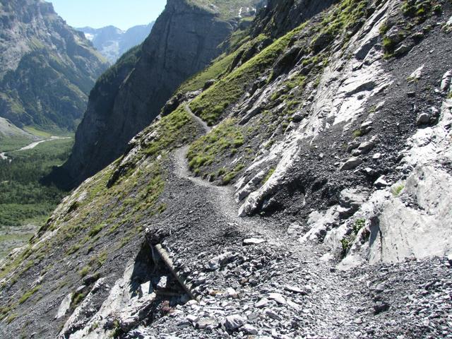 aber auch hier ist der Hüttenweg immer gut ersichtlich und unterhalten