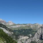 Blick hinüber zur Bunderchrinde, Chlyne Loner, Bunderspitz und First, dort oben waren wir auch schon