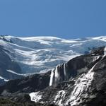 Blick hinauf zum Balmhorngletscher