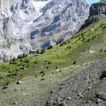 die Balmhornhütte direkt vor uns