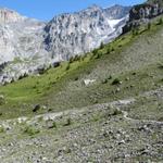 kurz vor der Balmhornhütte