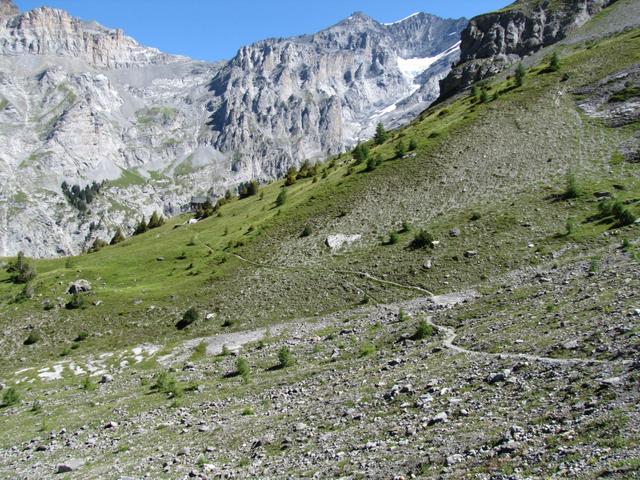 kurz vor der Balmhornhütte