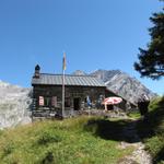 wir haben die Balmhornhütte auf 1956 m.ü.M. erreicht