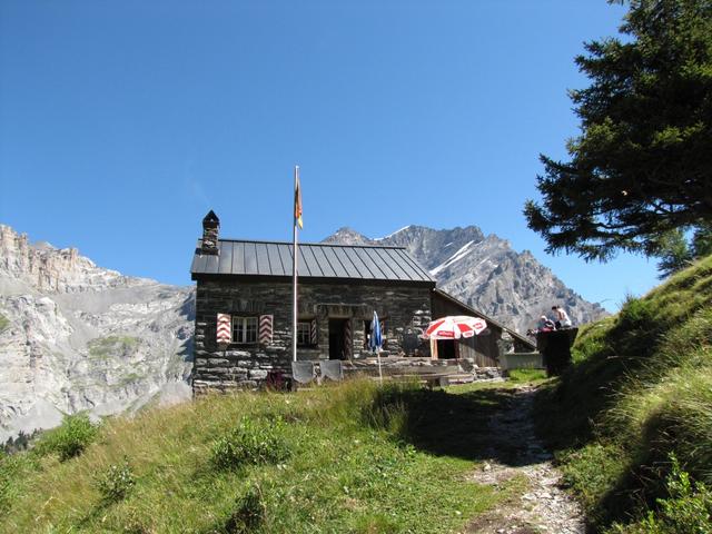 wir haben die Balmhornhütte auf 1956 m.ü.M. erreicht