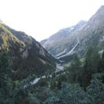 Blick ins Gasterntal taleinwärts Richtung Heimritz