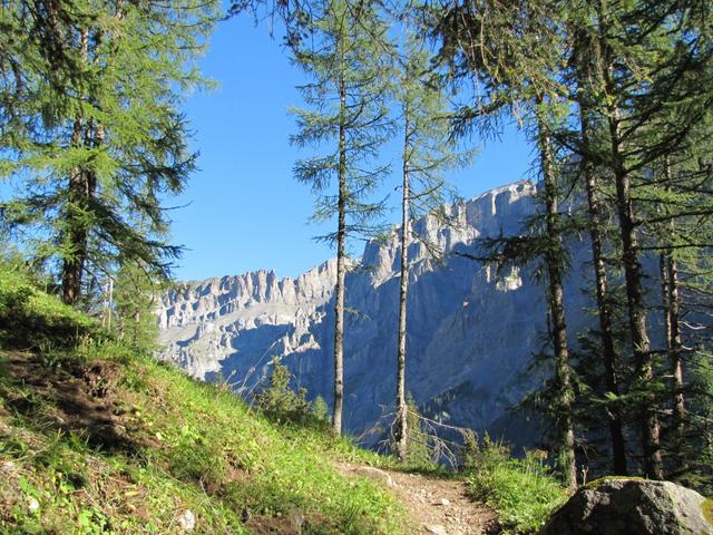 beim Wandern hatten wir immer solch schöne Aussichten. Hier z.B. zu den Fisistöcke