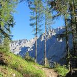 beim Wandern hatten wir immer solch schöne Aussichten. Hier z.B. zu den Fisistöcke