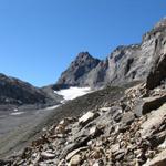 wir haben die Zunge des Lötschegletscher erreicht