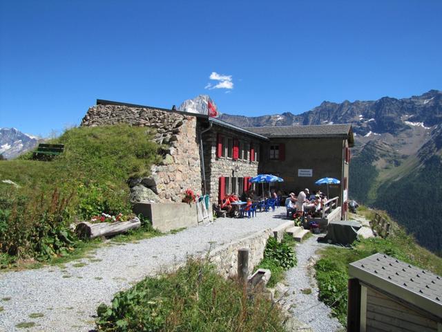 beim Berghotel Kummenalp haben wir eine Pause eingelegt