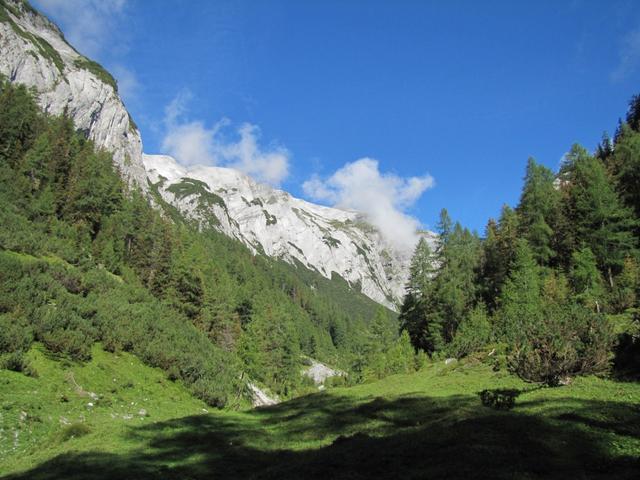 das Lawoital ist nicht so überlaufen wie der Kunkelspass. Weit und breit niemand zu sehen